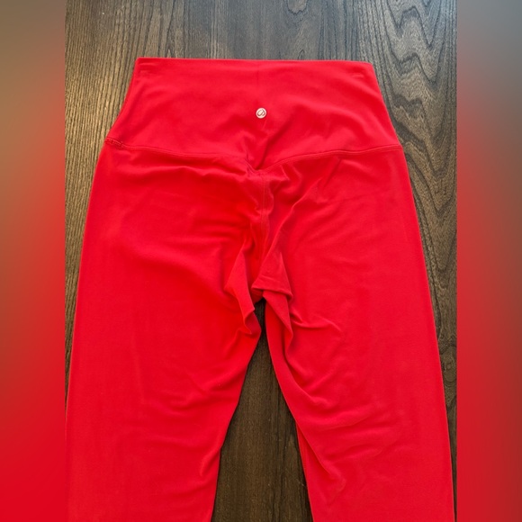 CRZ Yoga Red Leggings & Bra Set, Medium - Picture 7 of 8